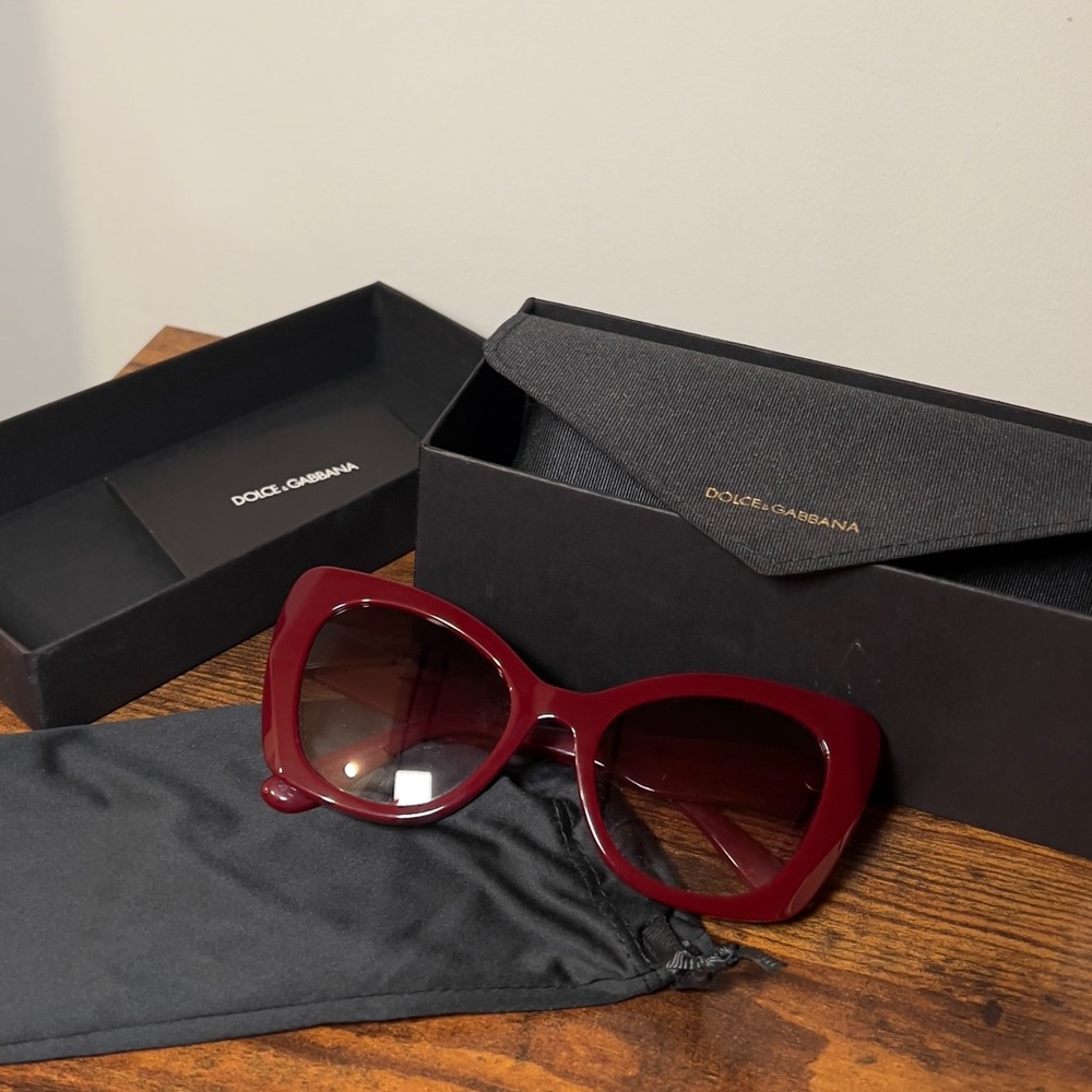 Dolce & Gabbana Women's Burgundy Sunglasses